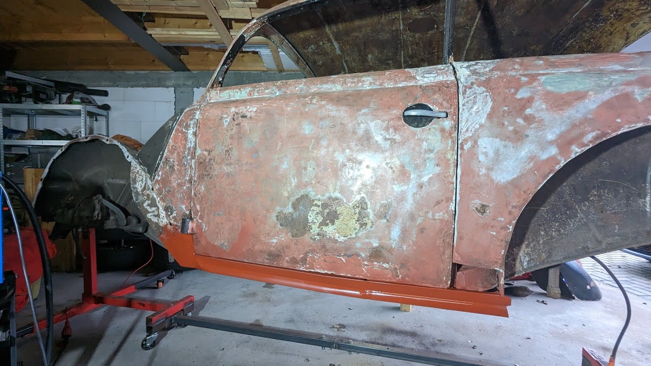 Opel Kadett KJ38 Schweller und B-Säule instandsetzen Teil 2, Schweißen, Oldtimer, Classic Car