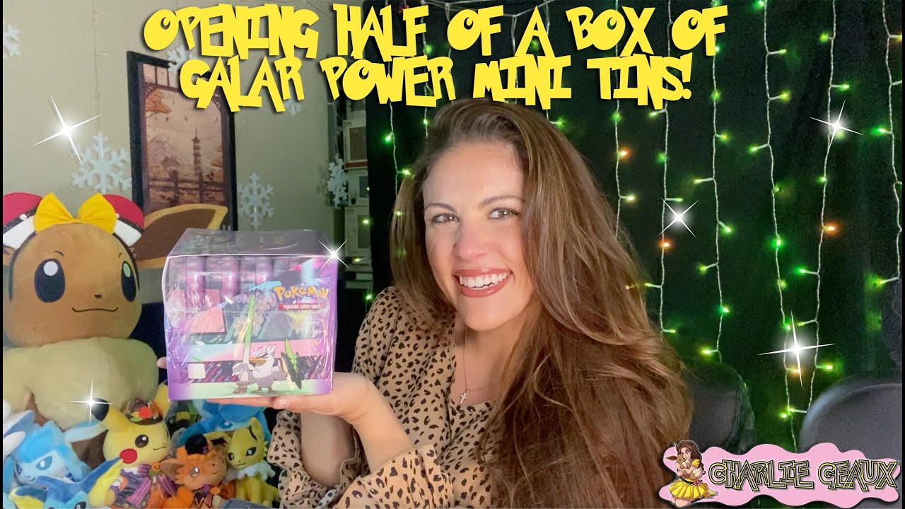 OPENING 1/2 OF A FULL BOX OF GALAR POWER MINI TINS!