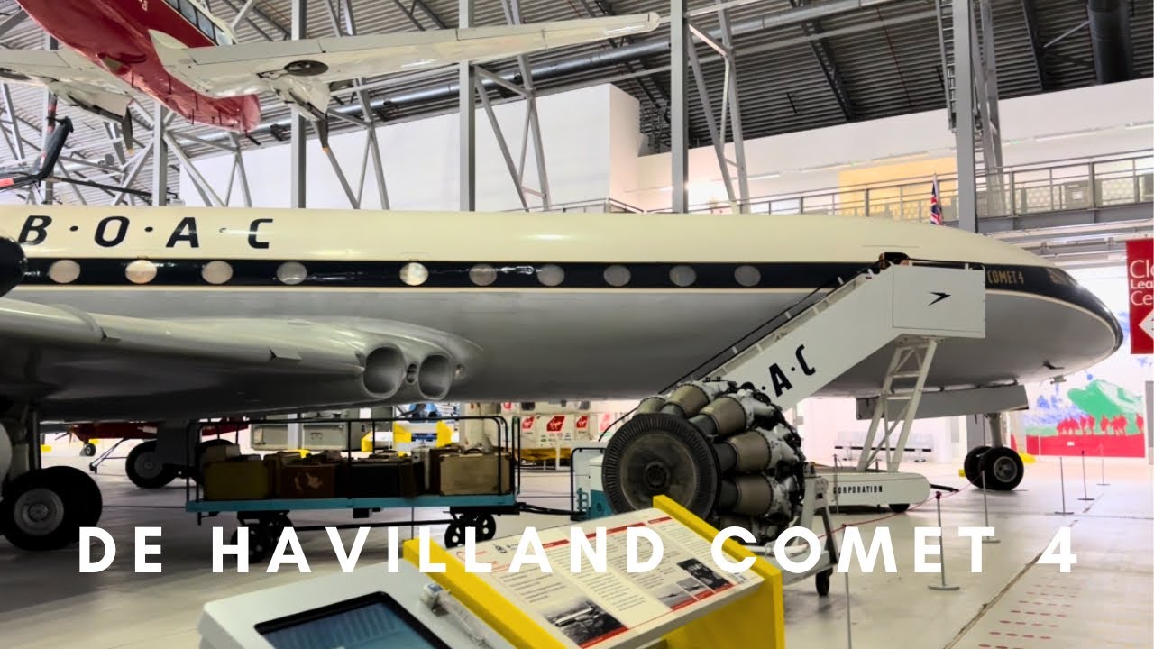 DE HAVILLAND DH106 COMET 4 | Duxford Imperial War Museum | HD VIDEO