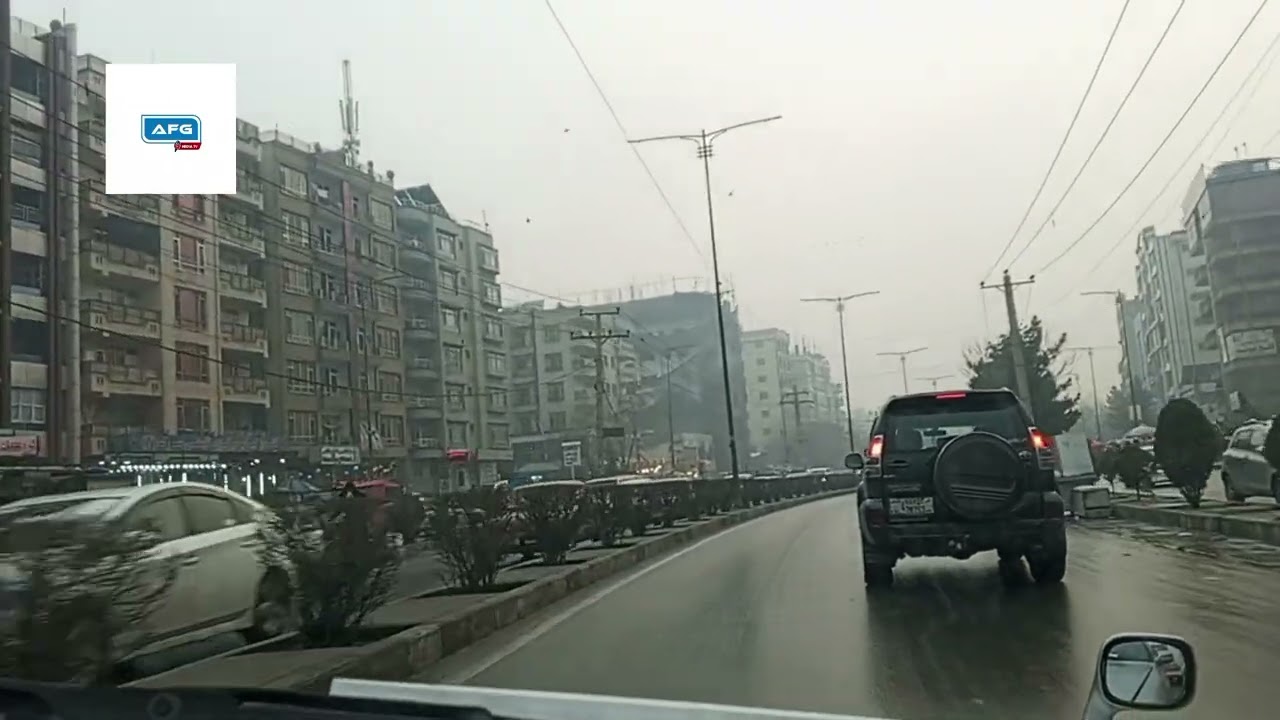 Kabul Airport Street to Tamani @AFGmedia#Afghanistsn