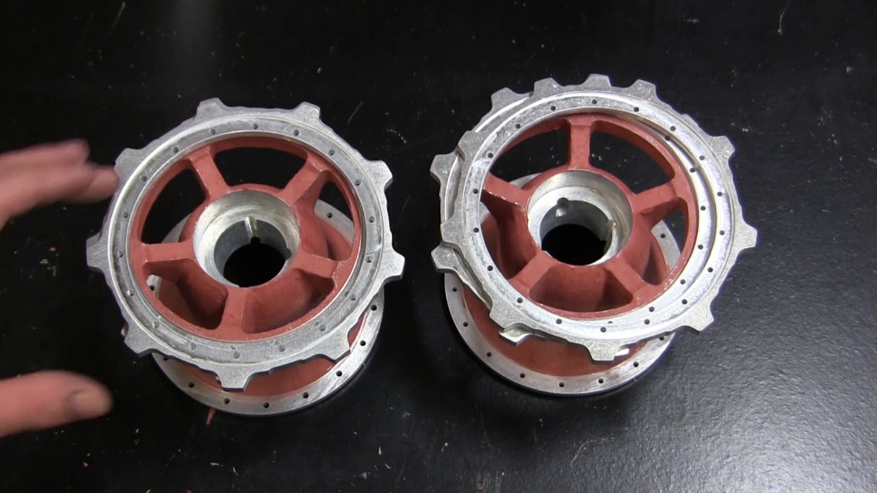 Armortek 1/6th scale RC King tiger project video#3 part 1 of 2 (sprockets and motors)