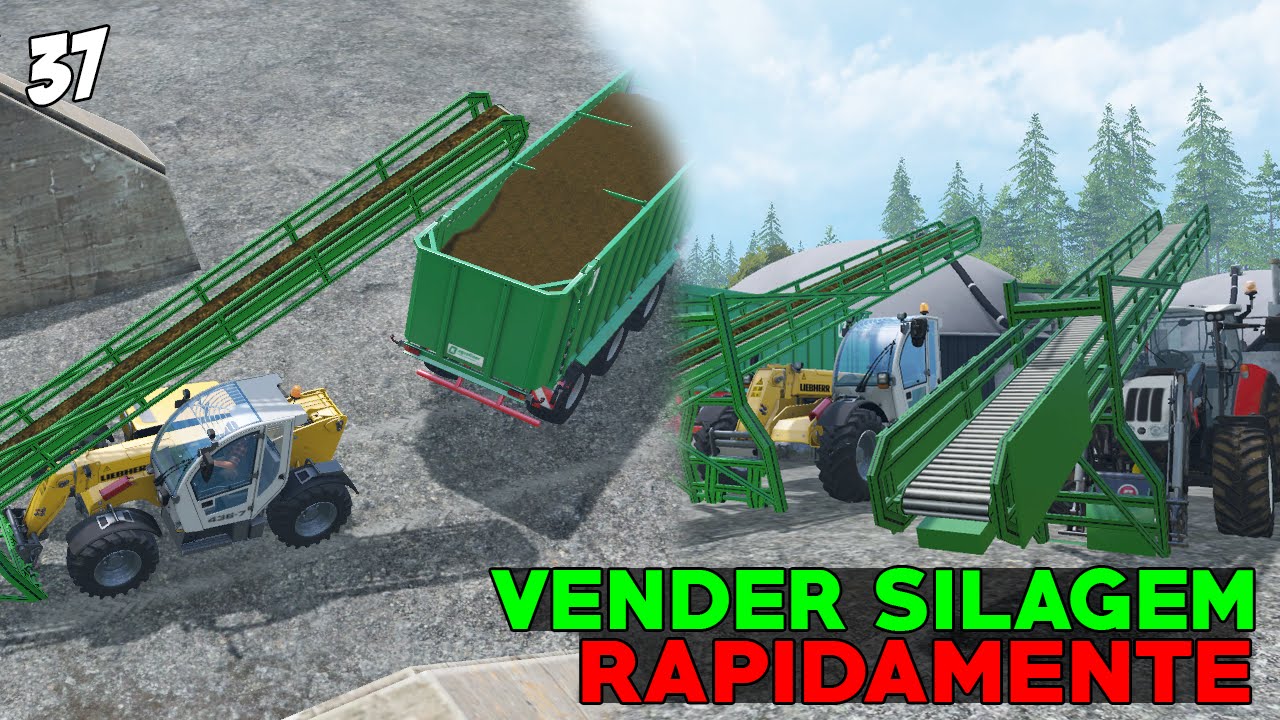 Farming Simulator 2015 - Vender Silagem Rápidamente  PT-BR