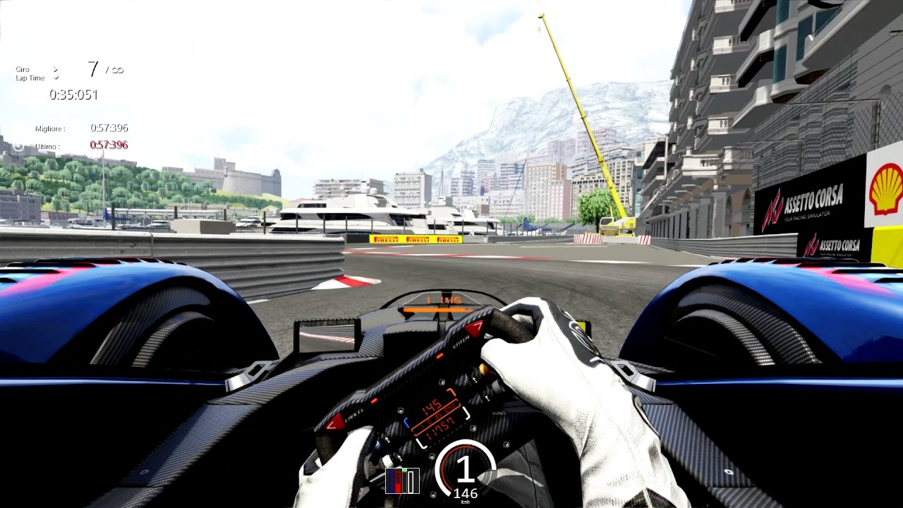Assetto Corsa Redbull X2010 R  Monaco GP 0:57:982