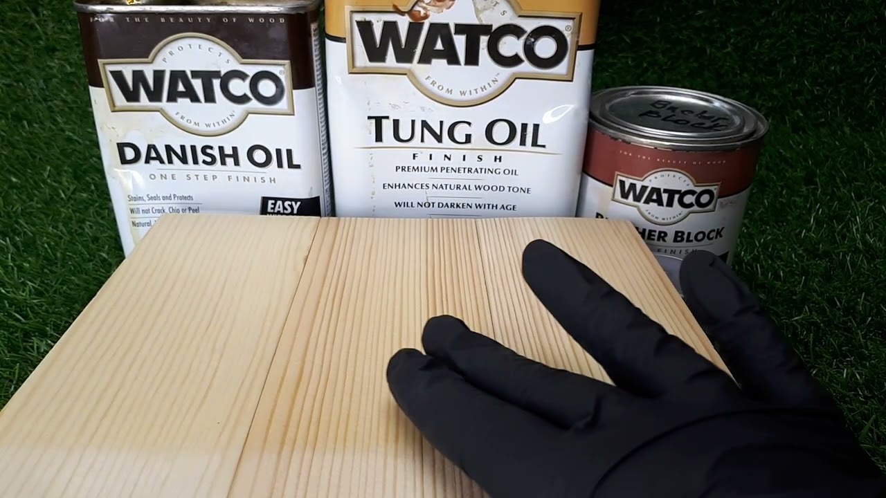 Watco Danish+Tung+Bucher oil_ обзор внешнего вида покрытия