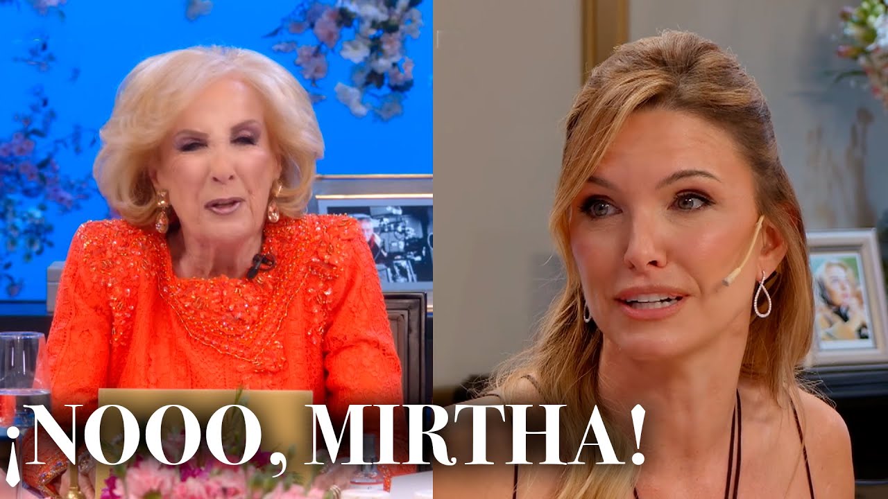 Mirtha prendi&oacute; fuego a Sof&iacute;a Z&aacute;molo en la #mesaza: 