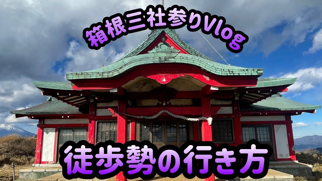 【パワースポット】箱根三社参りVlog【行き方】
