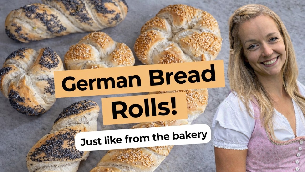Немецкие булочки (Br&ouml;tchen) | Рецепт хрустящих булочек в стиле пекарни