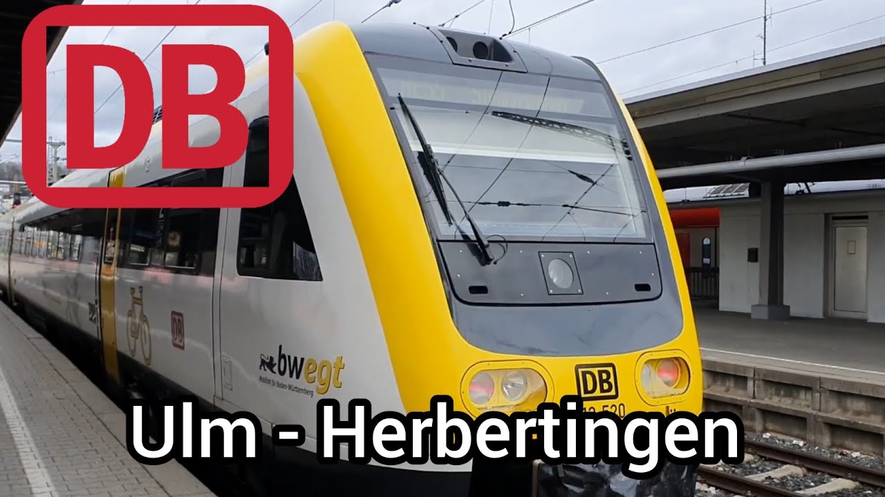 Ulm to Herbertingen by RE 55 (Ulm Hbf - Sigmaringen)