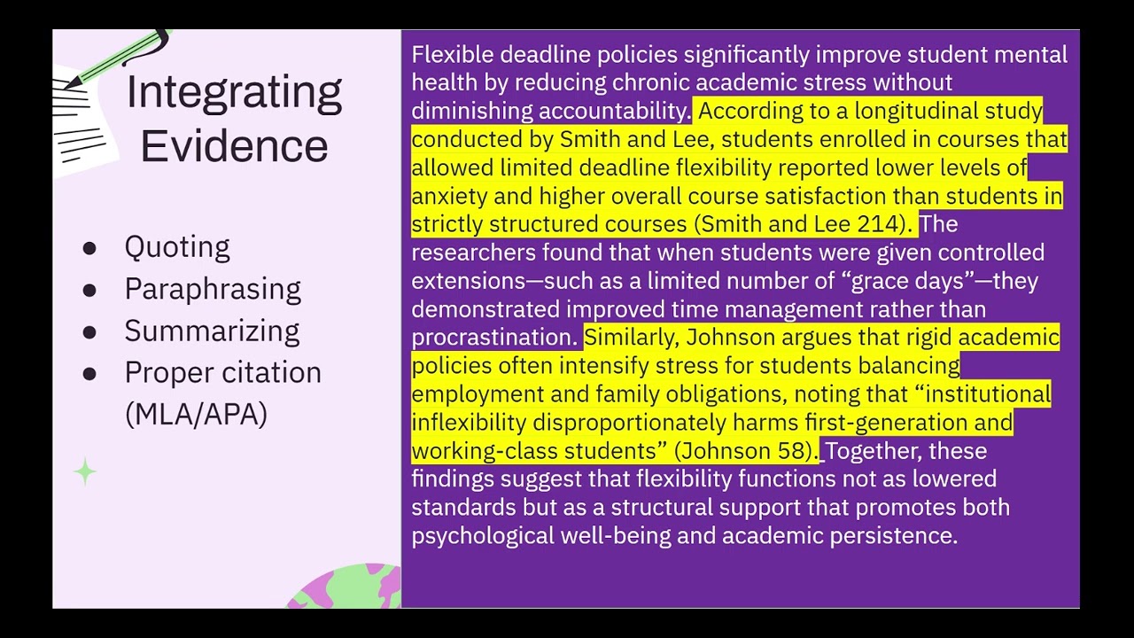 W3: Elements of an Essay- Argumentative