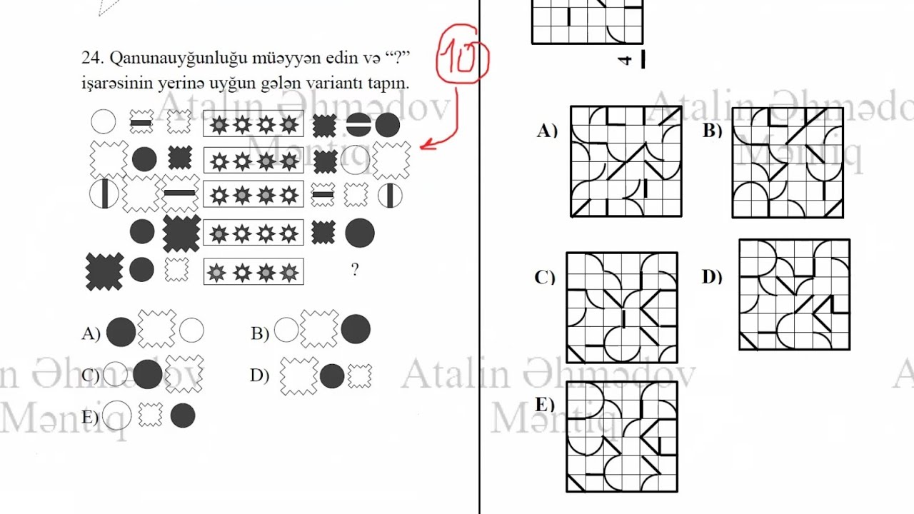 11 AVQUST DÖVLƏT QULLUĞUNA DÜŞƏ BİLƏCƏK ƏN ÇƏTİN QƏBUL SUALLARININ İZAHI- PART1 #məntiq#