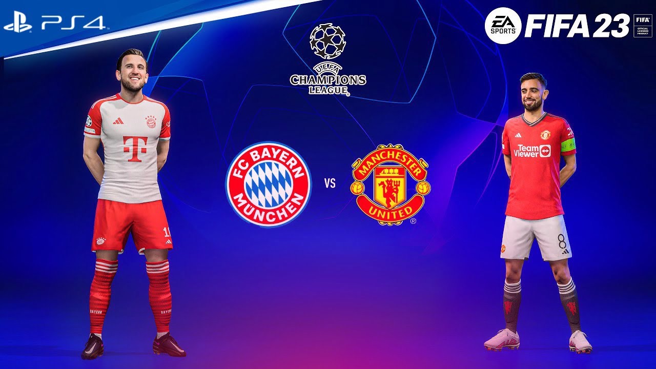FIFA 23 - Manchester United Vs Bayern Munich - UCL 23/24 | Group A | PS4™ Slim Gameplay [ 1080P 60 ]