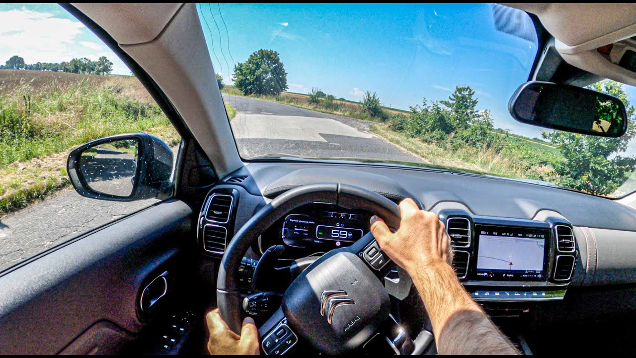 2020 Citroen C5 Aircross (2.0 BlueHDI 178 HP) | POV Test Drive #580 Joe Black