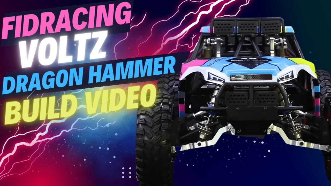 СОБЕРИ ГИГАНТСКУЮ РАДИОУПРАВЛЯЕМУЮ МАШИНКУ И ЗАПУСТИ! FIDRACING VOLTZ