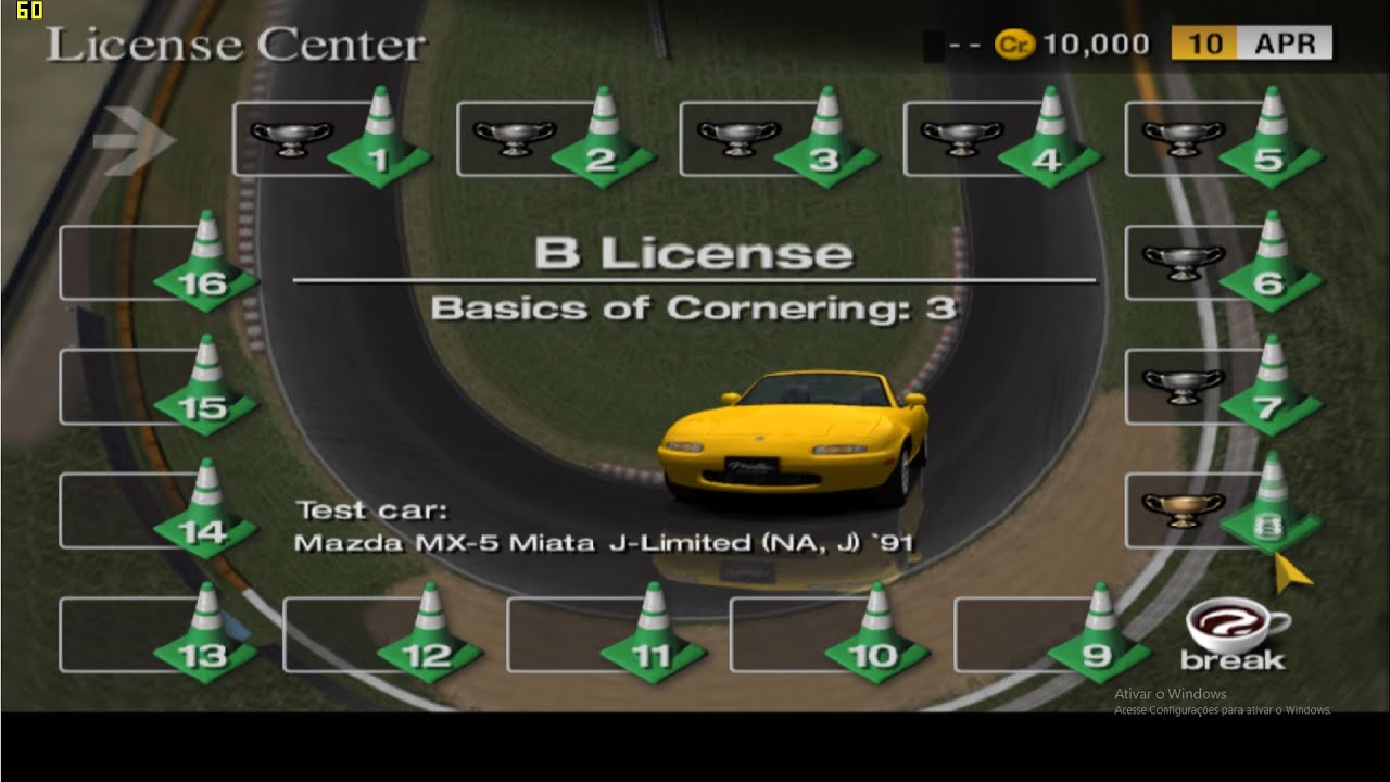 Gran Turismo 4 ! Tirando Licenças B Todas Prata com  G27 Parte 1 !