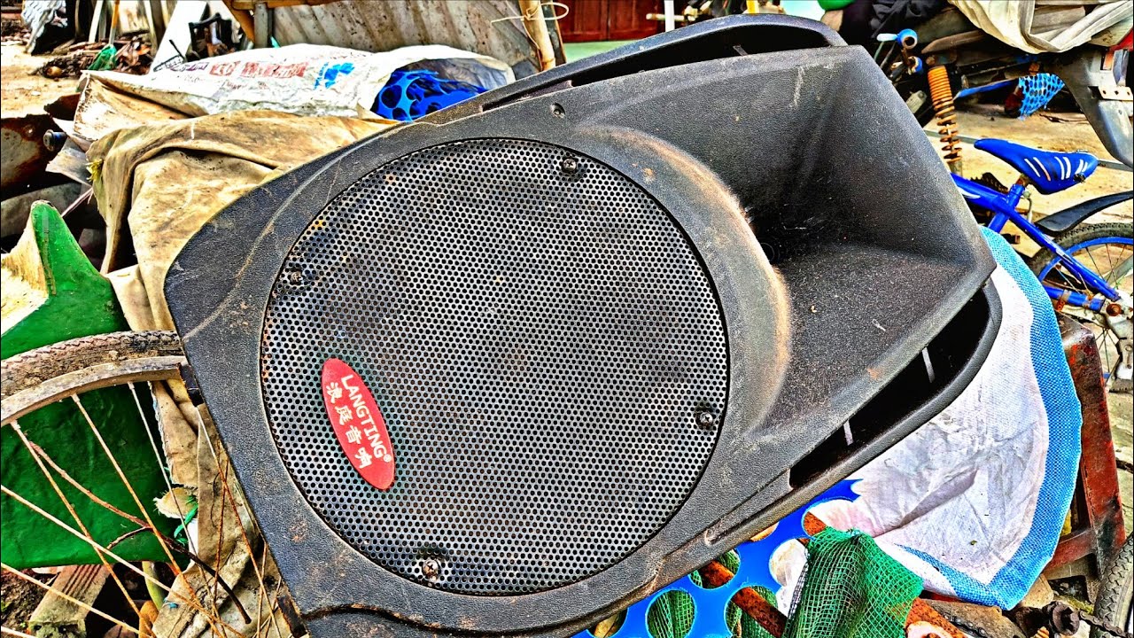 How I Restored a Rusty 16-Inch Vintage Speaker Back to Life
