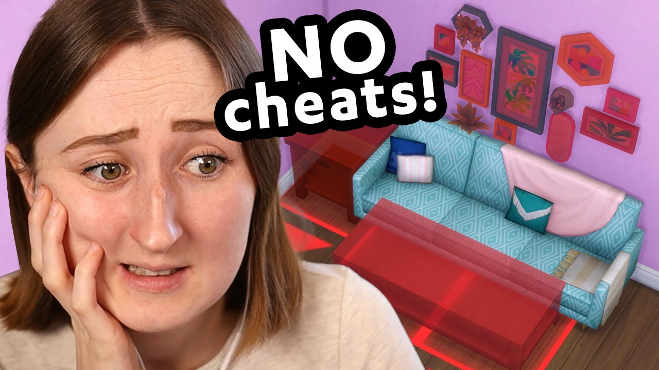 i built an entire sims house without using ANY CHEATS