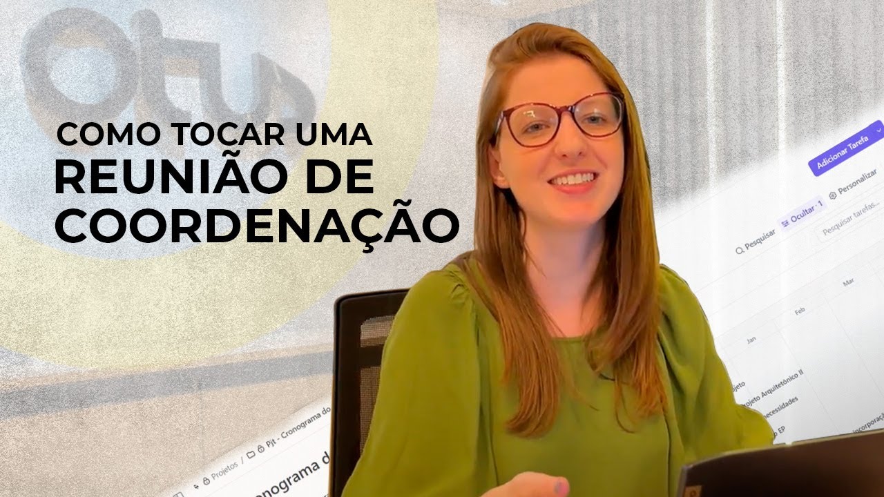 Como tocar uma reunião de coordenação de projetos?