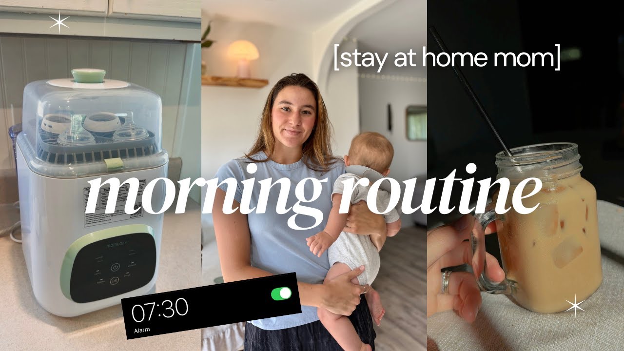7:30 a.m. regular morning routine as a Stay-At-Home mom of 2 kids