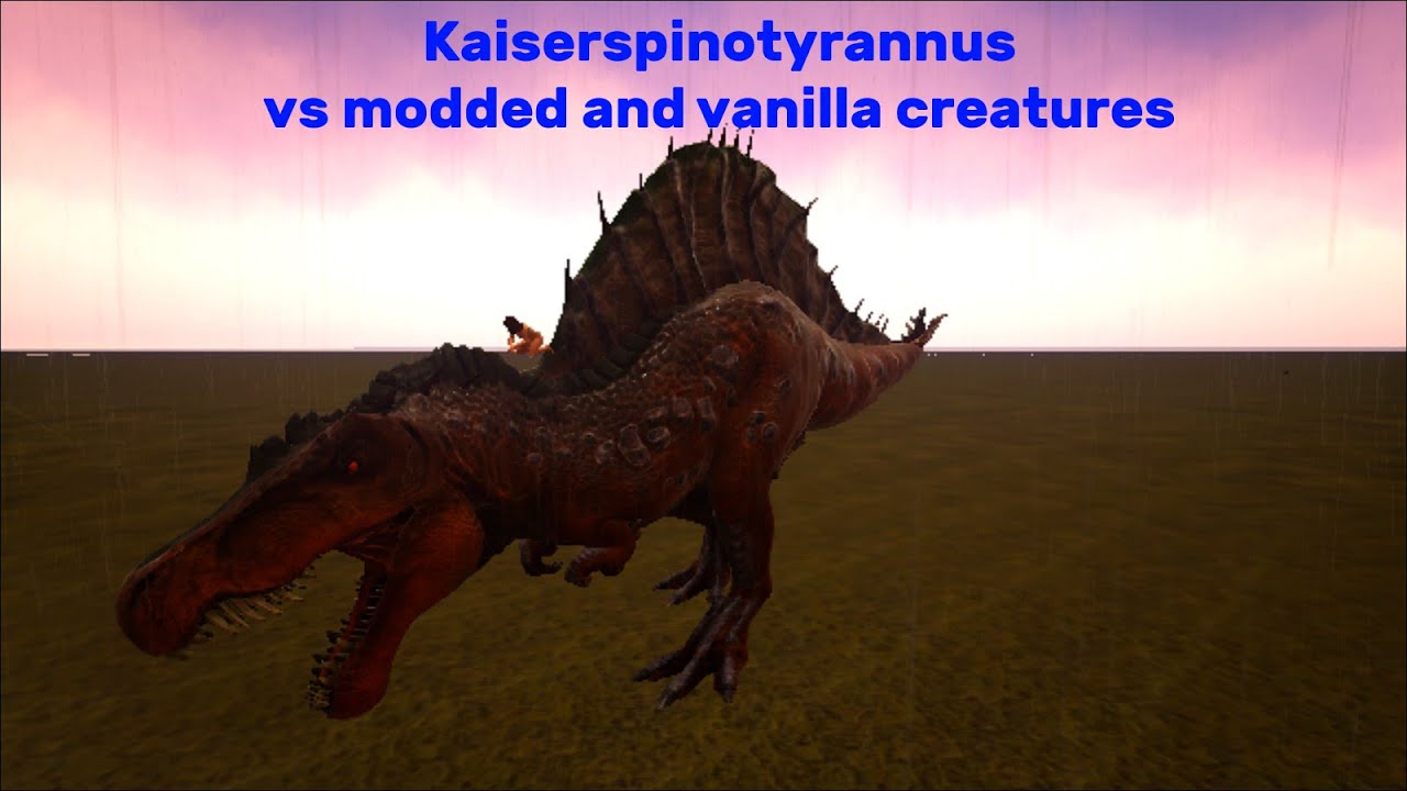 Kaiserspinotyrannus vs modded and vanilla creatures|ep.15