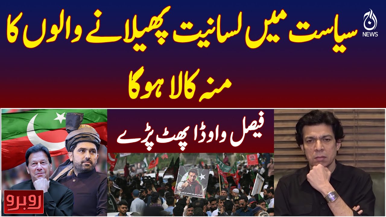 Faisal Vawda Statement | Ethnic Politics Criticized in Pakistan | Political Controversy | Rubaroo