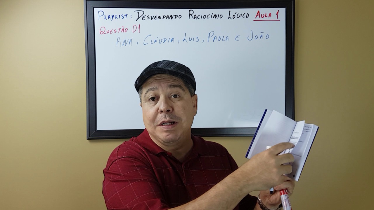 Curso de Raciocínio Lógico - Aula 1  -  Questões de Ordenamento e Posicionamento