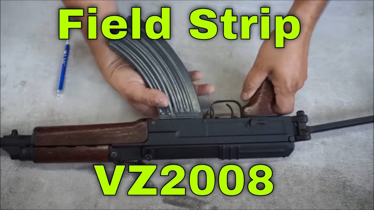 FIELD STRIPPING A VZ2008 VZ58 CLONE 7.62X39 FROM CENTURY ARMS STRIPPER CLIPS 30 ROUND MAGAZINE