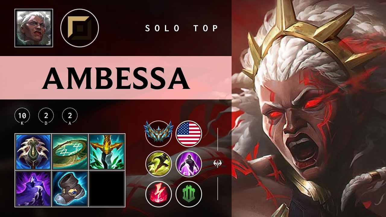 Ambessa Top vs Singed - NA Challenger Patch 25.24