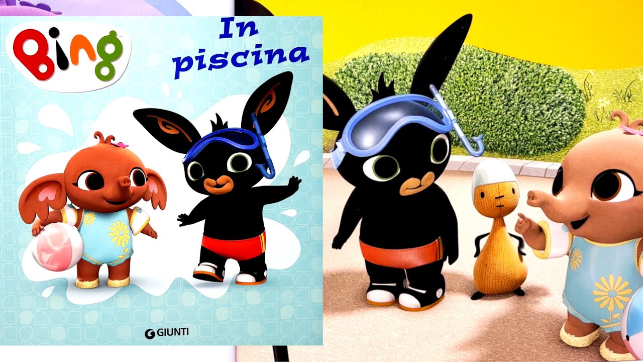 BING - IN PISCINA - ANDIAMO A FARE UN BEL BAGNETTO IN PISCINA  INSIEME A BING, SULA E FLOP!