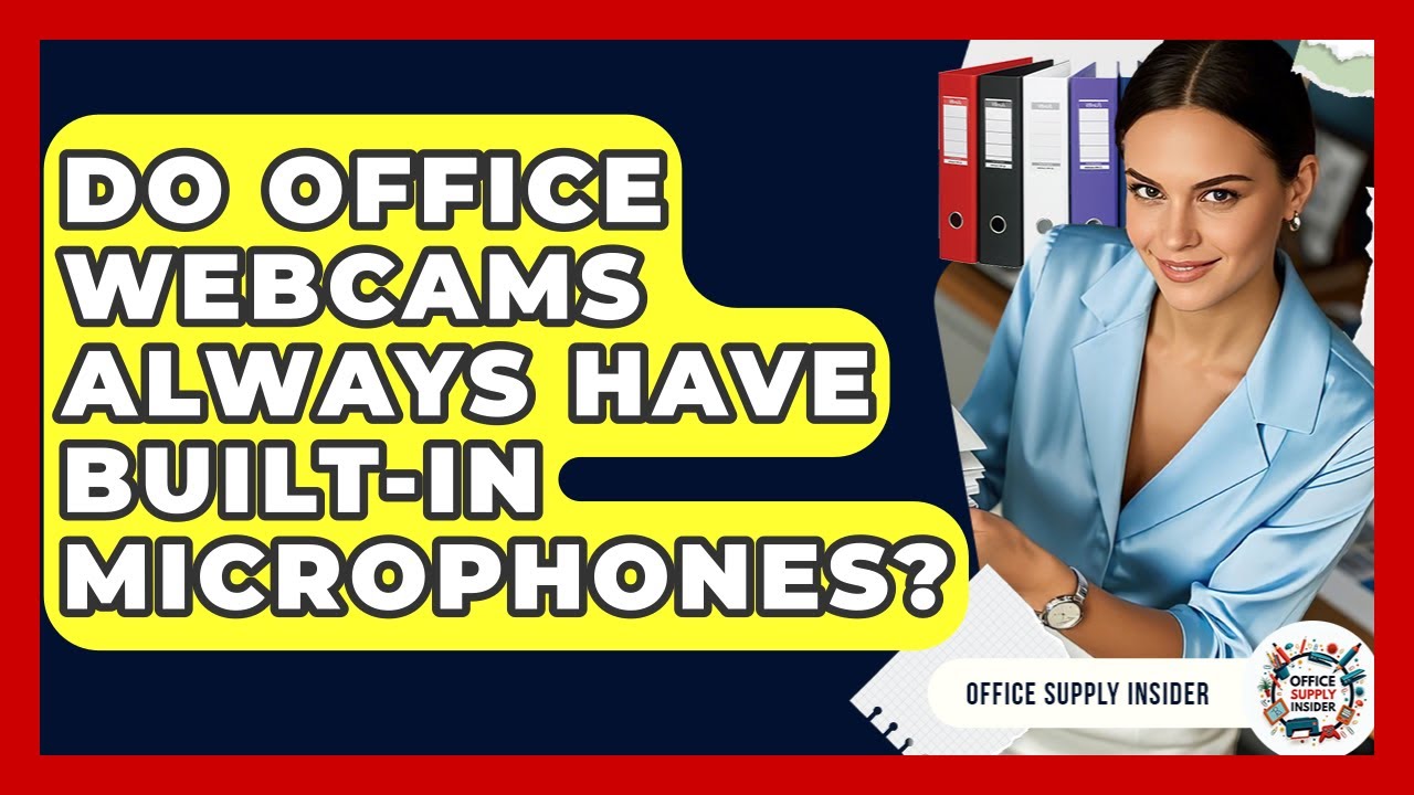 Do Office Webcams Always Have Built-in Microphones? - Office Supply Insider