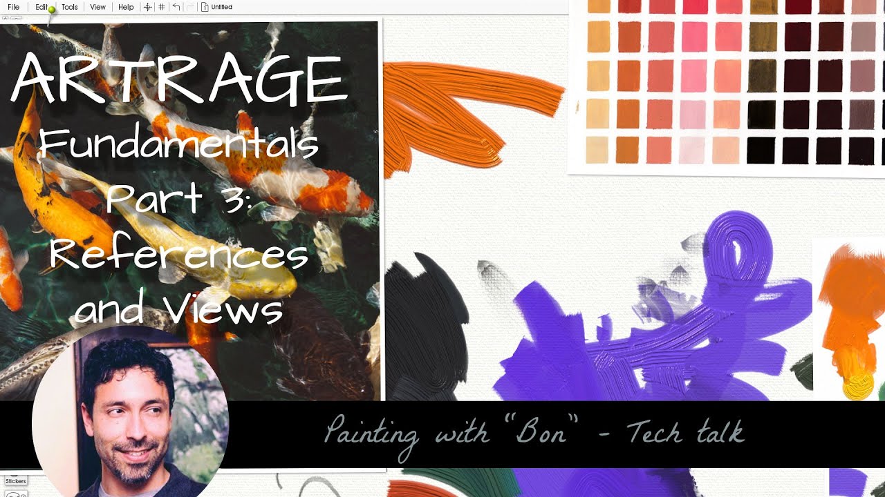 Artrage Painting Fundamentals Part 3: References, Views, and Scraps