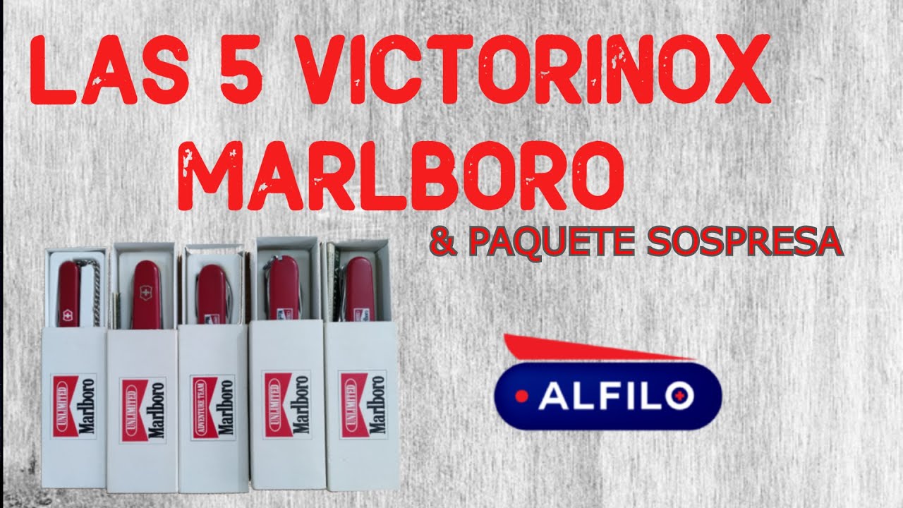 LAS 5 VICTORINOX MALBORO Y LA CAJA ADICIONAL DE LA COLECCION!!!!!