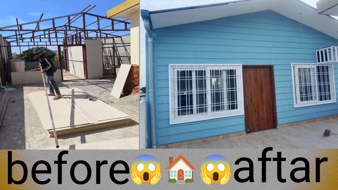 ve make 🏗️ Porta cabin prefabeicated house🏠 rooftop in Dehradun ##trending #modularhouse #work 