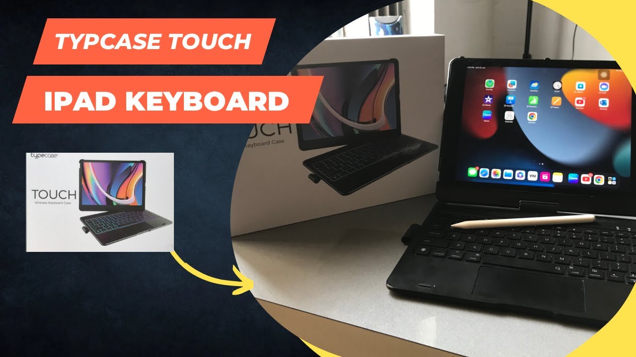 Best Keyboard for iPad 9th Generation | typecase TOUCH wireless keyboard case | Apple Keyboard