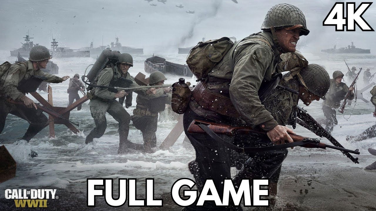 Call of Duty: WWII Full Campaign | No Commentary | 4K 60FPS