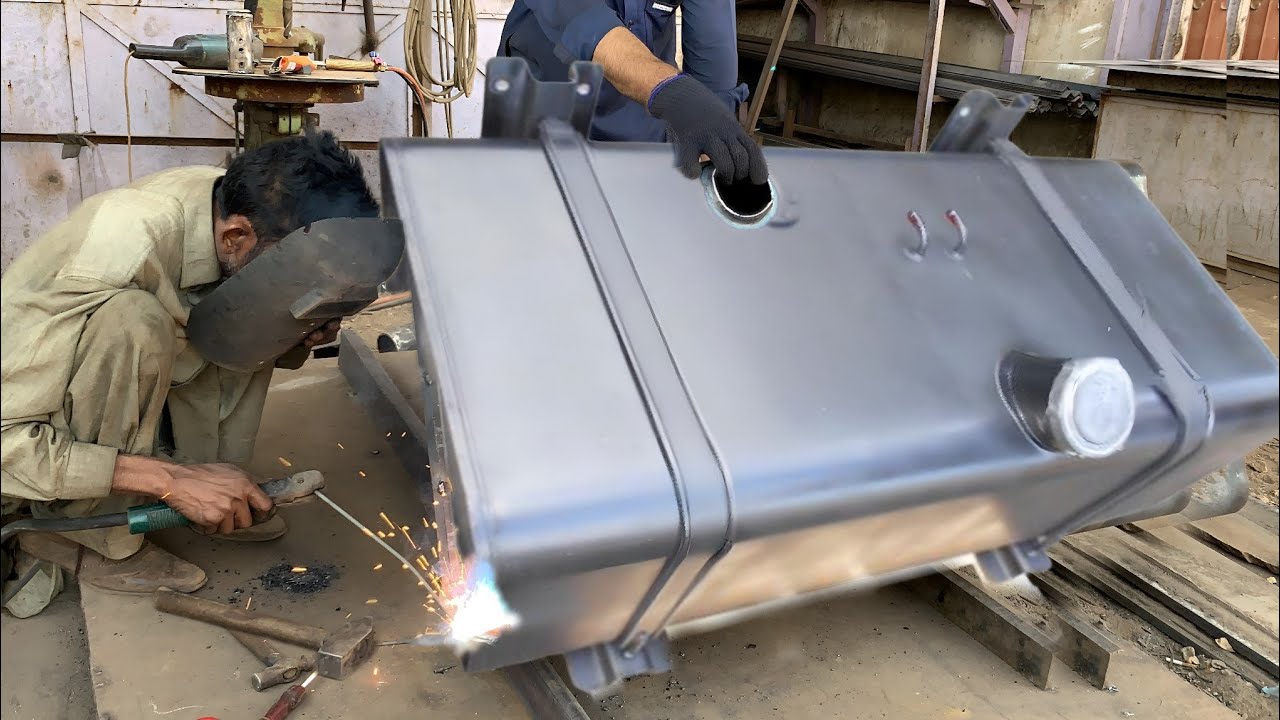 How Experience Welder Build a Custom Fuel Tank for Semi-Truck with Limited Equipment