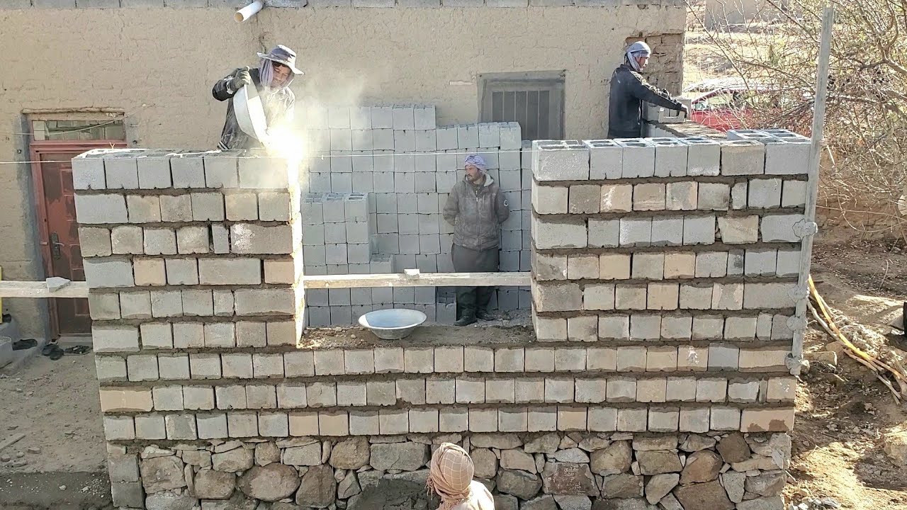 Finishing the Room | Real Village Life & Construction Work