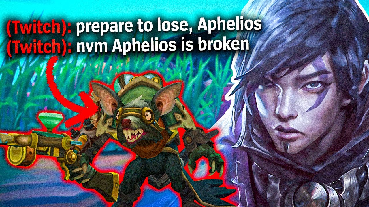 How to stomp Twitch with Aphelios (Hardest Matchup)