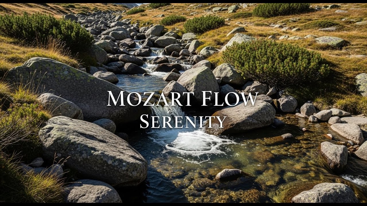 🌧️ TOP 50 Gentle Stream Sounds to Reduce Anxiety | Mozart Healing Flow