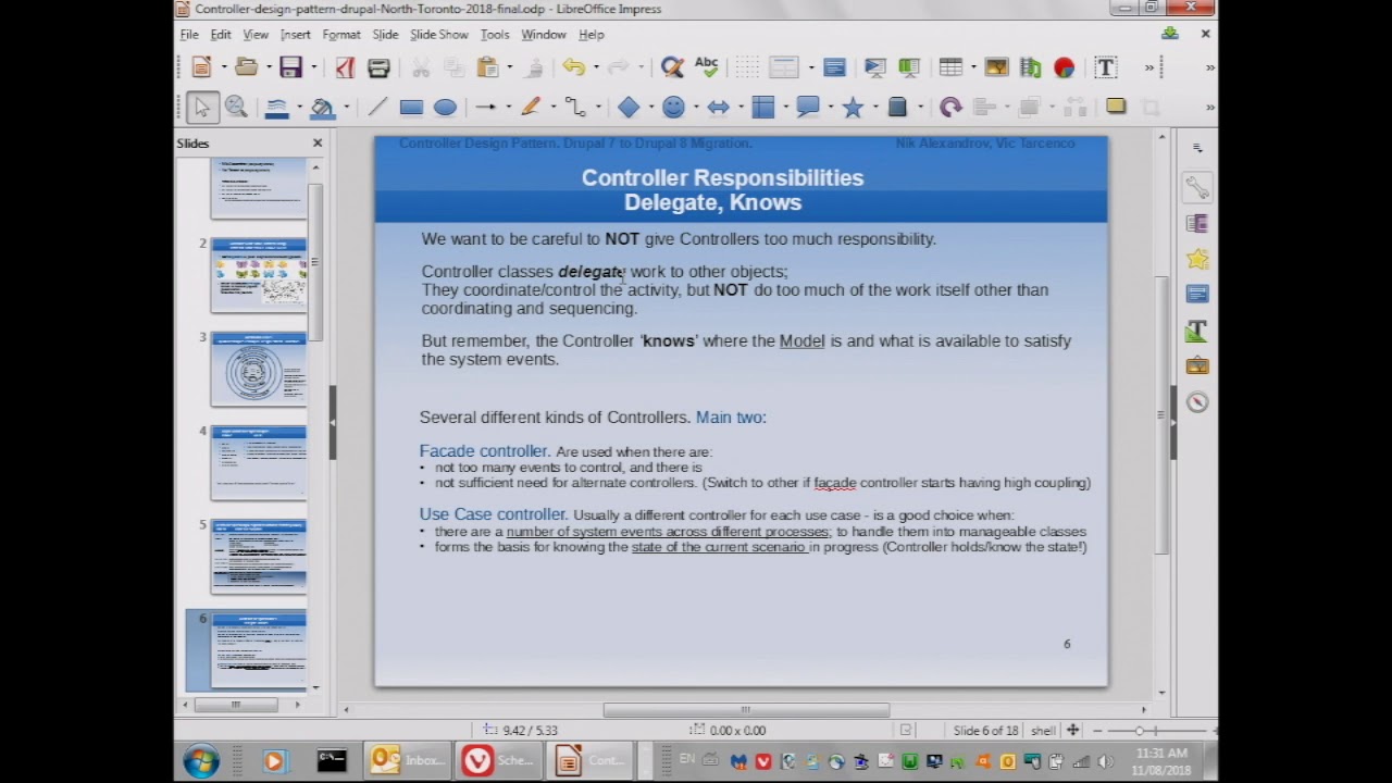 Controller Design Pattern. Drupal 7 to Drupal 8 Migration.
