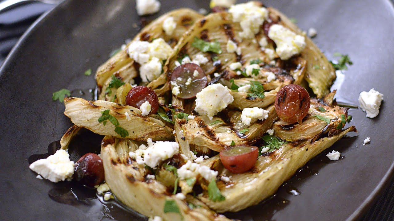 Grilled Fennel & Feta Salad