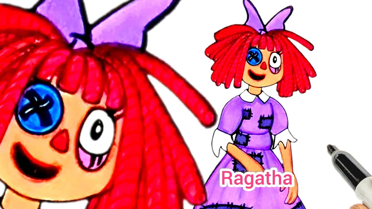 Enchanting Elegance Ragatha| Drawing Ragatha| The Digital Circus