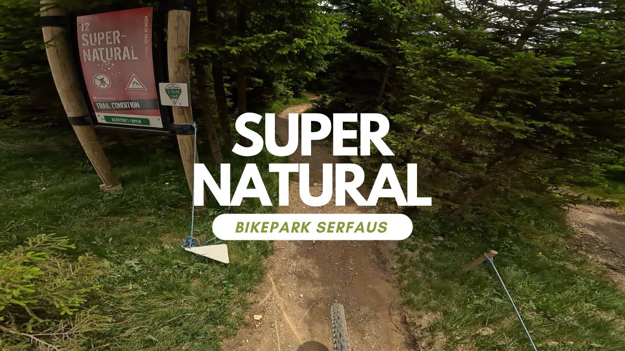 Super Natural Enduro Trail Bikepark Serfaus 🇦🇹 Level Red full run POV RAW