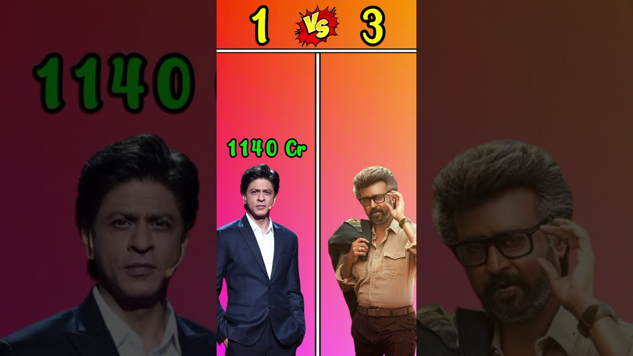 shahurukh khan vs rajnikant || who is the best hero #shorts #bollywood #shahrukh_khan #rajnikanth