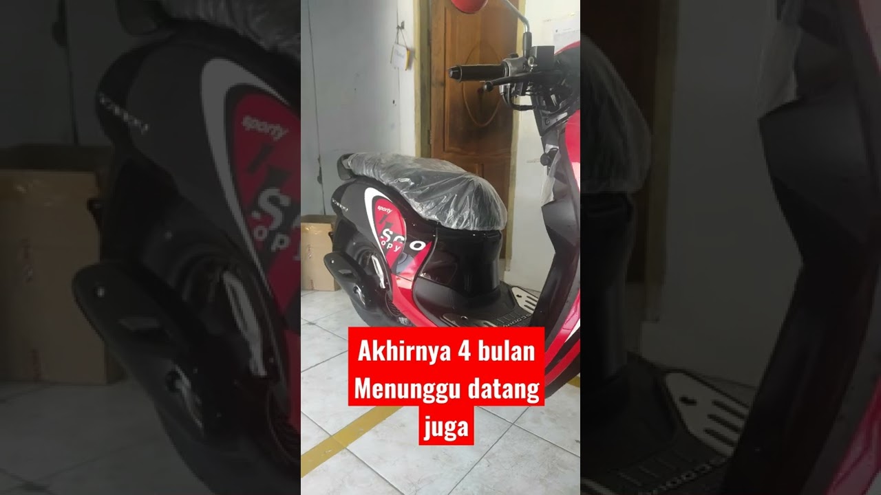honda scoopy sporty merah indent 4 bulan