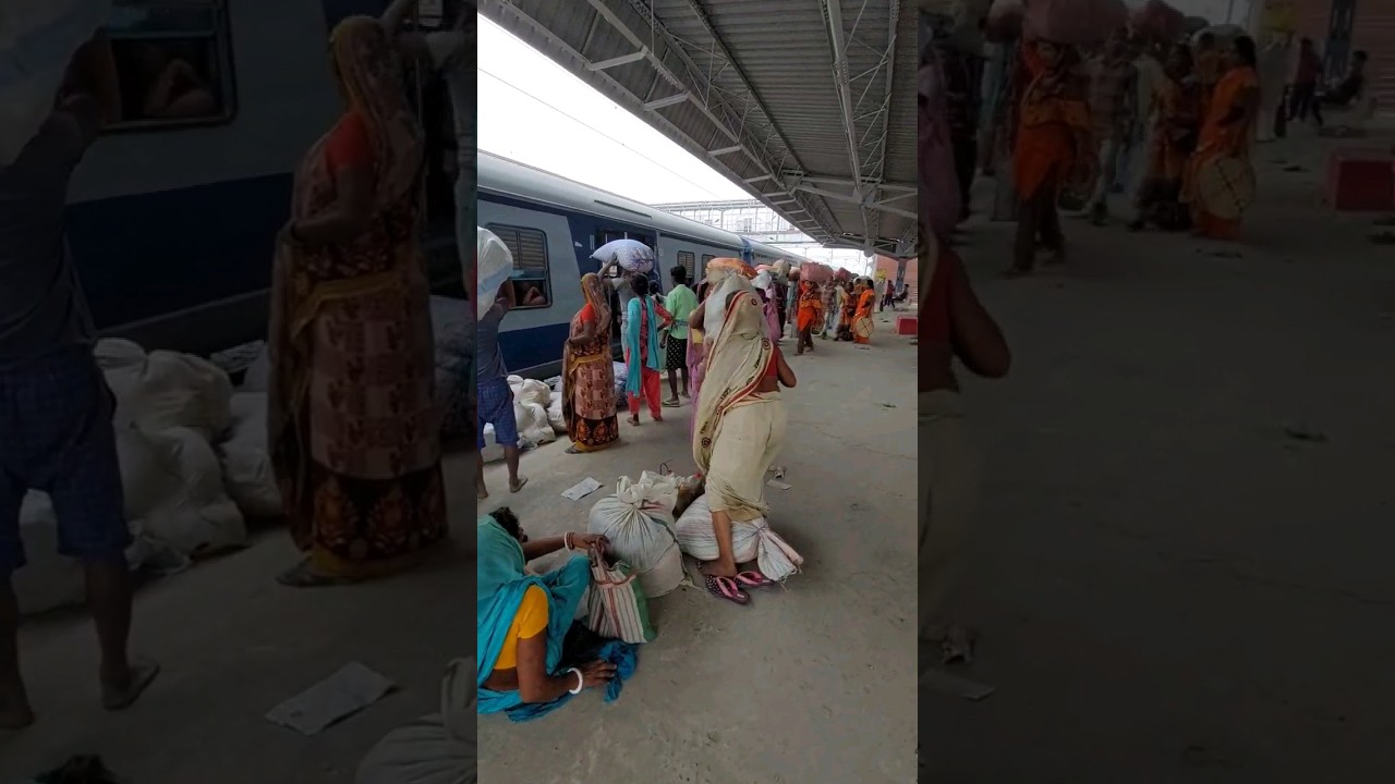 #191 jaise hee #train aaya #bihar  | YourPremkumarRaj | #railway