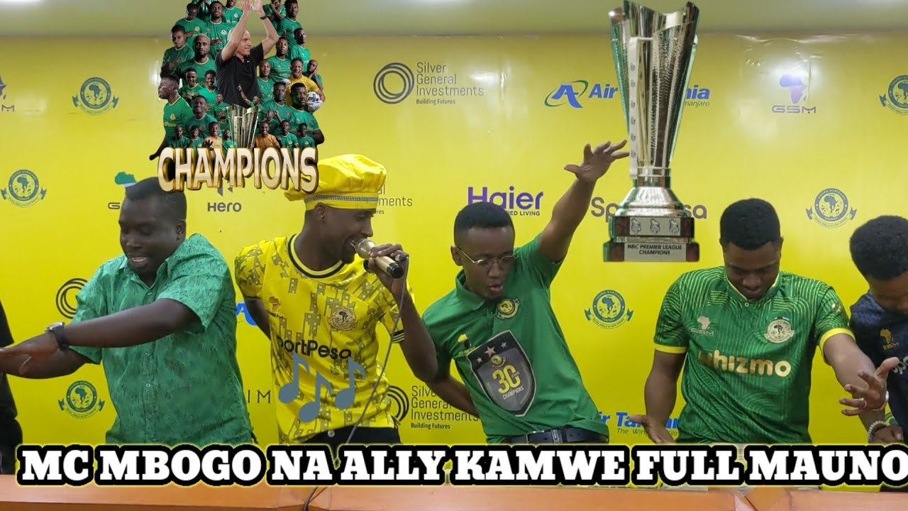 🔴#LIVE_ MC MBOGO NA ALLY KAMWE WALIVYOZINDUA WIMBO MAALUMU WA SHEREHE ZA UBINGWA 