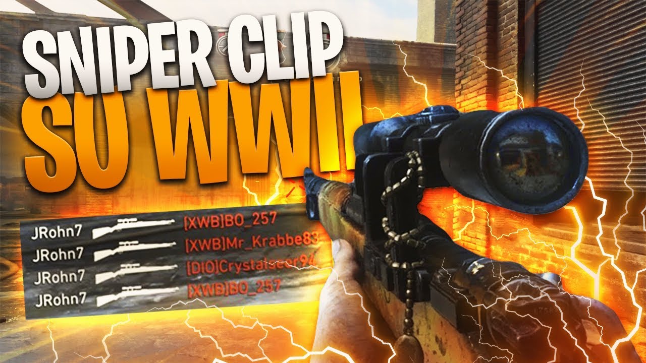 LA MIA PRIMA CLIP SNIPER SU WWII!