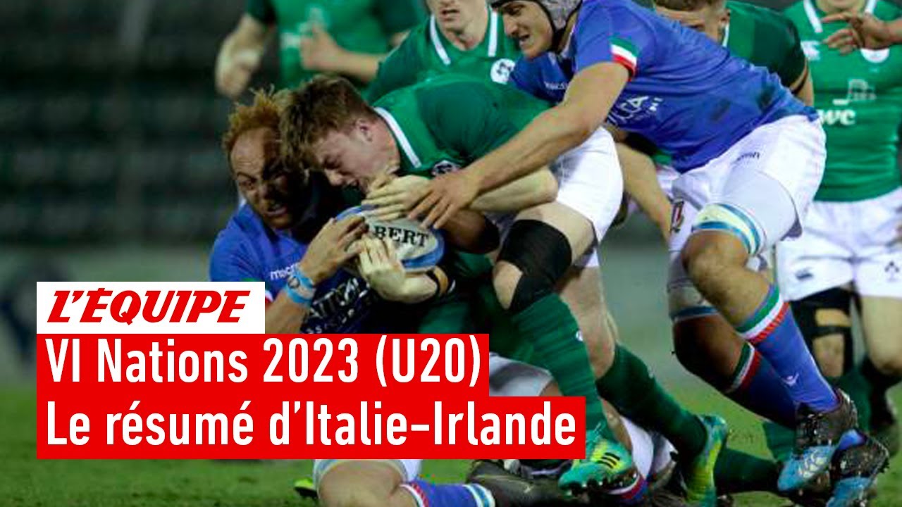 VI Nations 2023 (U20) - Le résumé d'Italie-Irlande
