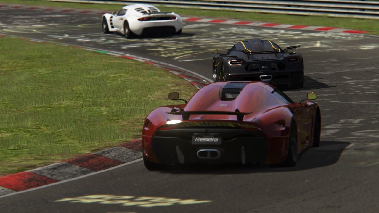 Regera vs Venom GT vs One:1 / Nürburgring / Assetto corsa