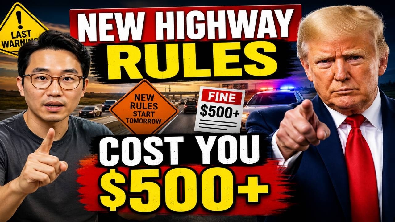 LAST WARNING: New Highway Rules Start TOMORROW Across America - Now Cost You Hundreds
